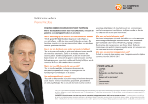 Pierre Nicolas - NN Investment Partners