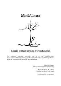 Mindfulness - UVH Repository - Universiteit voor Humanistiek
