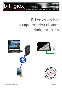 B-Logicx op het computernetwerk voor eindgebruikers