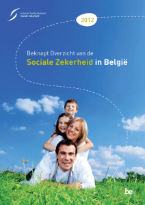 Beknopt Overzicht van de Sociale Zekerheid in België 2012 ()