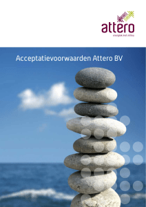 Acceptatievoorwaarden Attero BV