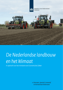 De Nederlandse landbouw en het klimaat