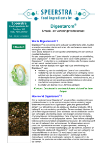 Digestarom - Speerstra Feed Ingredients bv
