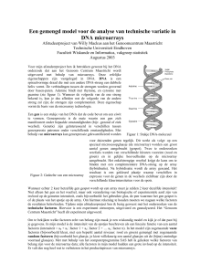 Technische variantie in cDNA microarray technology