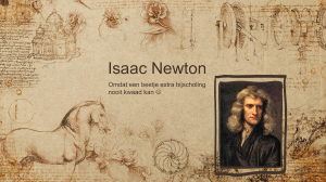 Isaac Newton - Scholieren.com