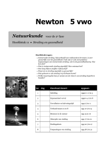 Newton - 11 Straling en gezondheid