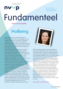Profilering - Nederlandse Vereniging voor Parodontologie