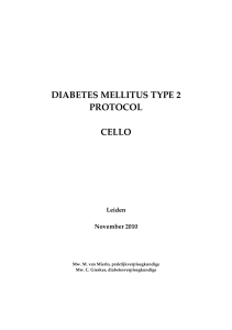diabetes mellitus type 2 protocol cello