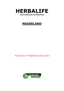 NouriFusion™ MultiVitamin Skin Care