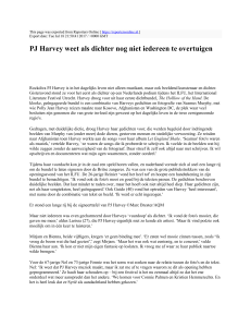 PJ Harvey weet als dichter nog niet iedereen te