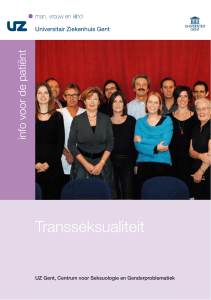 Transseksualiteit - Seksuologische hulpverlening