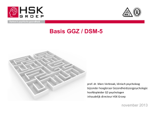 Basis GGZ / DSM-5