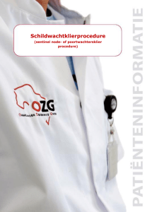 Schildwachtklierprocedure - Ommelander Ziekenhuis Groningen
