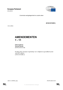 amendementen 1