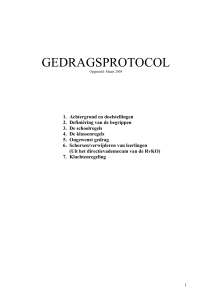 gedragsprotocol