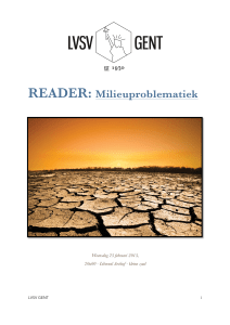 READER: Milieuproblematiek