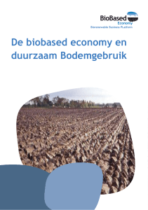 De biobased economy en duurzaam Bodemgebruik