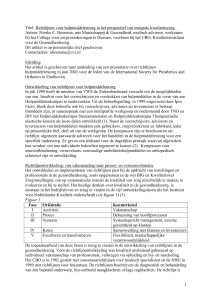 Titel: Richtlijnen voor hulpmiddelenzorg in een integraal