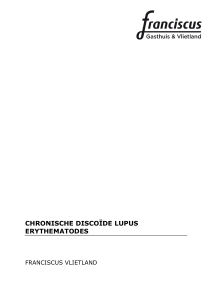 Wat is chronische discoïde lupus erythematodes?