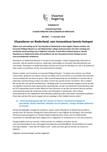 Vlaanderen en Nederland: een innovatieve kennis