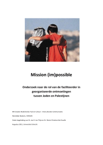 8 | Mission (im)possible: georganiseerde ontmoetingen tussen
