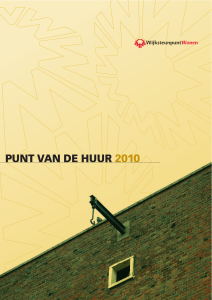 PUNT VAN DE HUUR 2010 - Fair Huur voor verhuurders