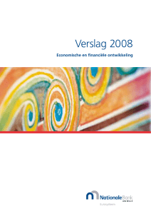 Verslag 2008 Economische en financiële ontwikkeling