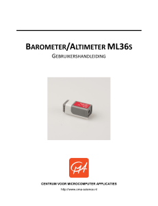 barometer/altimeter ml36s - CMA