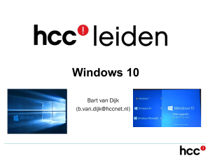 Windows 10 - HCC! Leiden