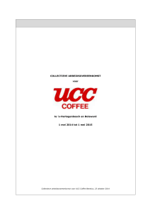 UCC Coffee Benelux Cao 2014-2015 [23-10-2014]