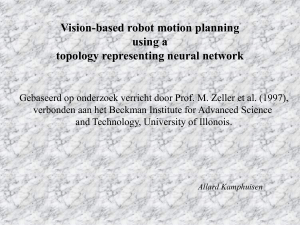 Vision based motion planning using a topology representing neural