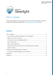 Handleiding Silverlight