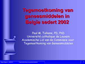 CRM/CTG for Bayer - Université catholique de Louvain