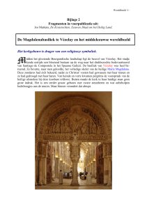 Vézelay en het middeleeuwse wereldbeeld