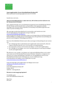 Aanvraagformulier Groen Ontwikkelfonds Brabant BV (v3