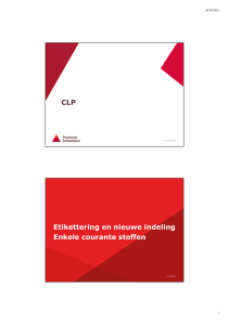 CLP presentatie - Provincie Antwerpen