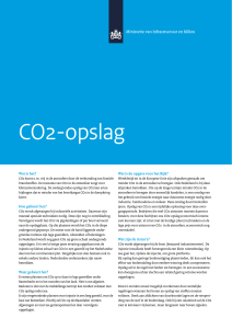 Infoblad CO2-opslag