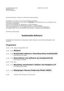 Sustainable Software