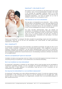 HydraFacial™ = Skin Health For Life™ Skin Health For Life™is onze