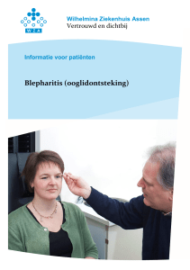 Blepharitis (ooglidontsteking)