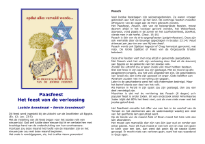 Het Paasfeest - Hervormd Giessenburg