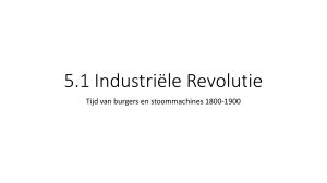 5.1 Industriële Revolutie