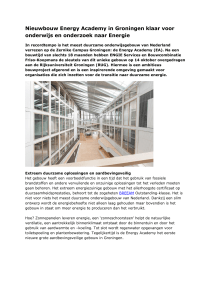 Nieuwbouw Energy Academy in Groningen klaar