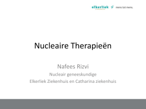 Nucleaire Therapieën - Elkerliek ziekenhuis