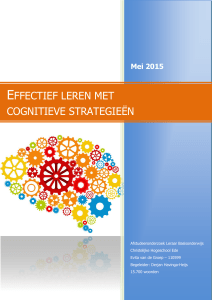 Effectief leren met cognitieve strategieën