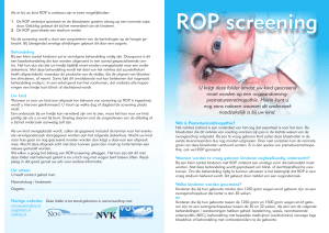 ROP screening - Richtlijnendatabase