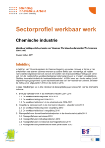 Sectorprofiel WBM chemische industrie 2004-2010