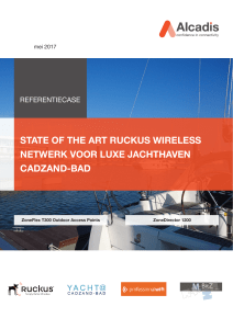 state of the art ruckus wireless netwerk voor luxe