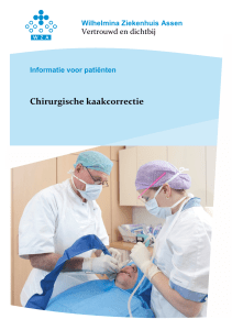 Chirurgische kaakcorrectie - Wilhelmina Ziekenhuis Assen