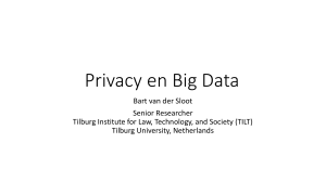 Big Data and Privacy